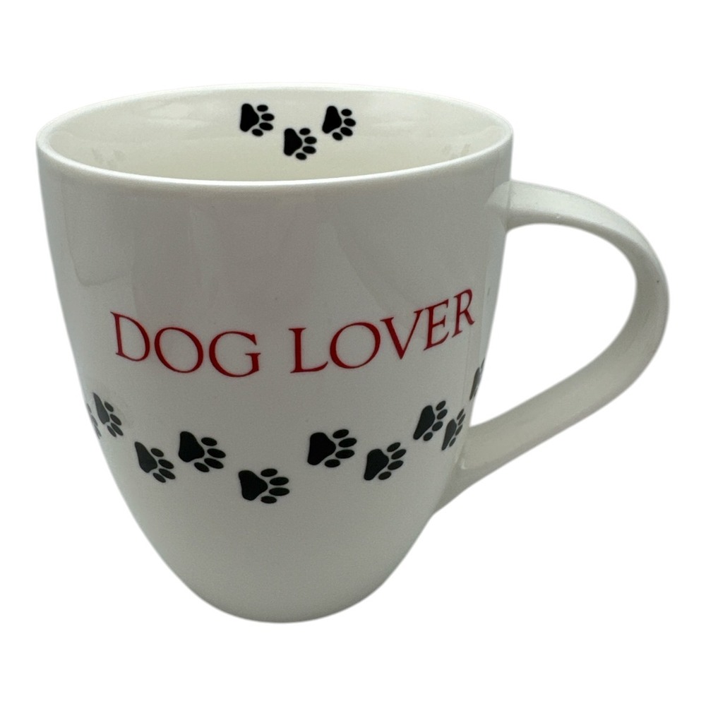 THL Dog Lover Coffee Mug with Cute Puppy Paw Prints EUC